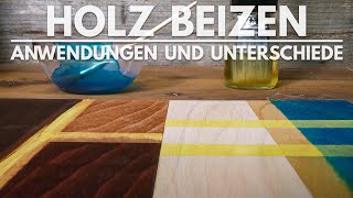 Holz richtig beizen - Folge 1 - Anwendung und Unterschiede von Lösemittel- und Wasserbeize