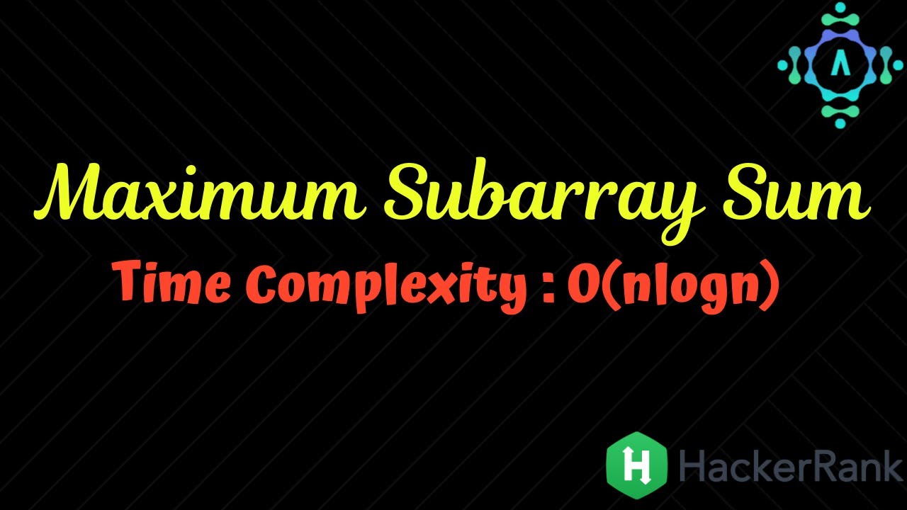 subarray sums hackerrank solution problem solving