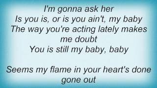 Watch Bb King Is You Is Or Is You Aint My Baby video