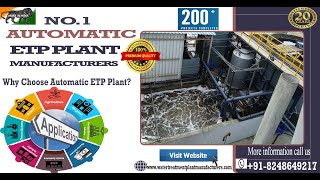 Automatic Effluent Treatment Plant- Contact Us: +91-8248649217