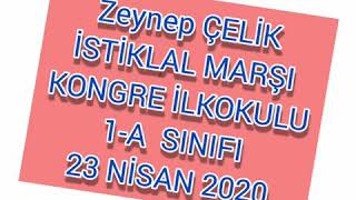 Zeynep Çeli̇k İsti̇klal Marşi Okudu 23 Nisan 2020