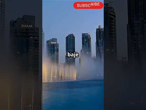 Dubai Water Fountain show