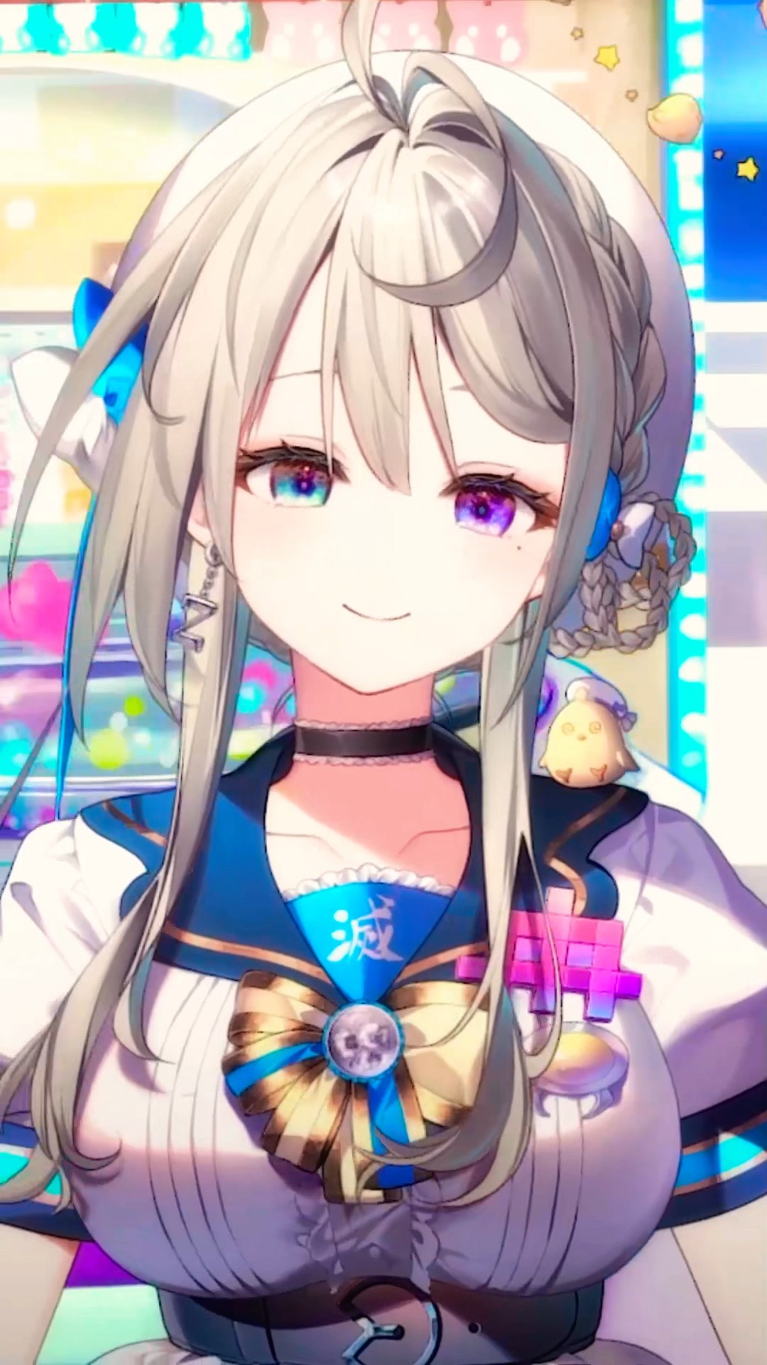 両手でほっぺを押さえると…？ #新人vtuber #かわいい #shorts