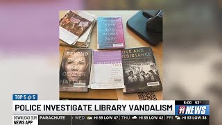 Unidentified suspect allegedly destroys Mesa County Library books