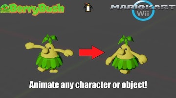 [MKWii] How to animate any character or object for Mario Kart Wii using BerryBush!