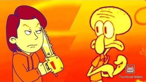 Squidward Runs Away from Boris (Robot Flip Version)