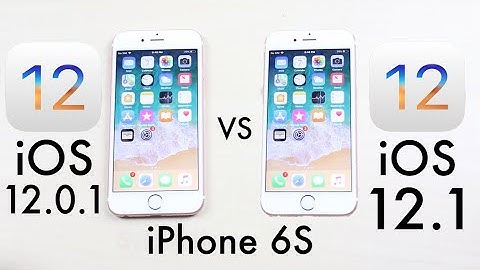 iPHONE 6S: iOS 12.1 Vs iOS 12.0.1! (Speed Comparison) (Review)