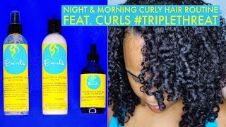 How I Preserve My Curls Overnight feat. CURLS #TripleThreat