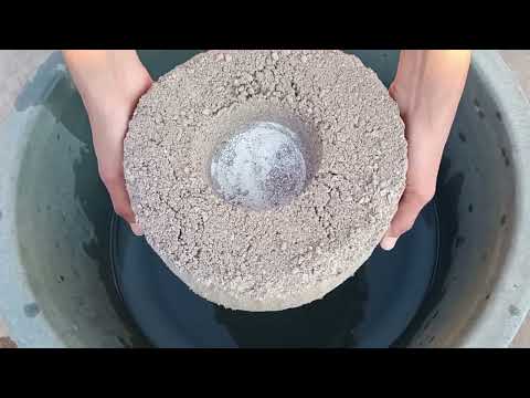 Result of Series|| Part 5 || Giant bowl Pots crumbling and dipping in Water || Paste play #asmr