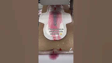 Nosotras Vs Otras marcas🫣¿quien ganará? #absorción #toallas #menstruación #trending