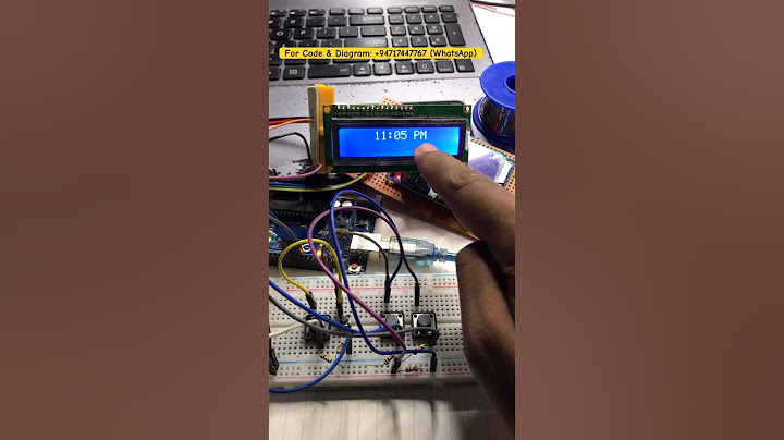 Arduino hướng dẫn set real time value to rtc ds3231