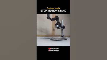 My custom made stop motion stand #animation #stopmotion #tutorial