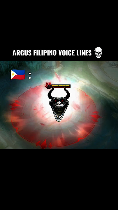 💀 Argus Filipino Voice Lines - Mobile Legends #mlbb #mobilelegends #shorts