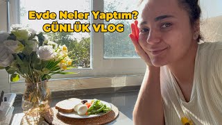 Evde Bir Gün Temizlik Yemek -Günlük Vlog