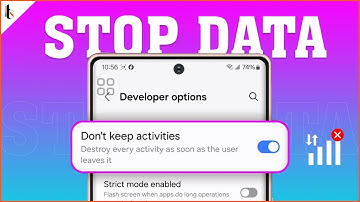 Stop Apps Using Data In The Background On Samsung Phones -  How  To Turn Off Background Apps Data