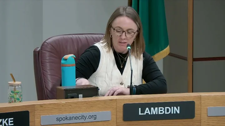 November 10th, 2025 Spokane City Council Legislative Session Recap