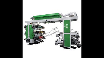 stack flexographic printing machine 4 colors