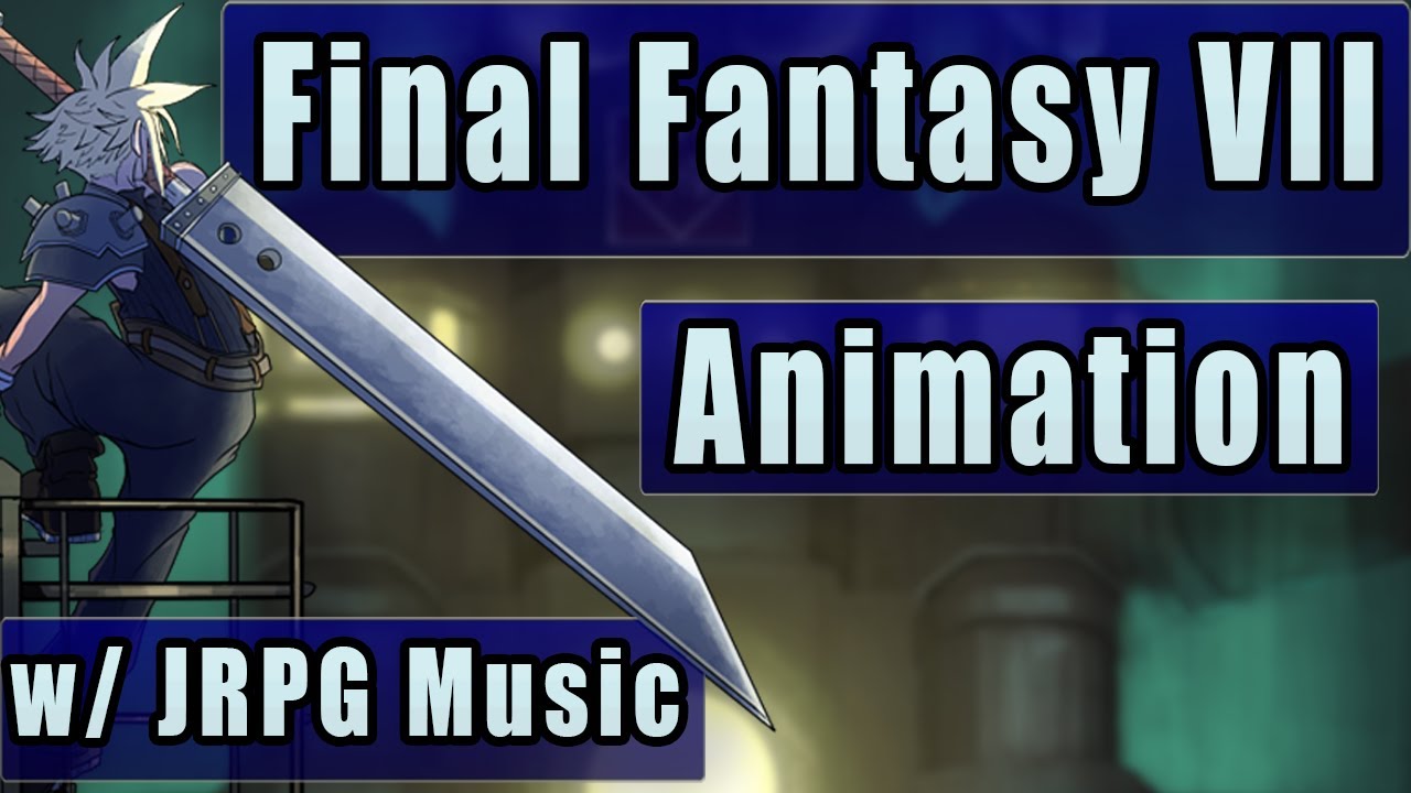 Final Fantasy VII - Fan Animation Live Stream w/ JRPG Music