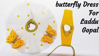 butterfly dress for laddu Gopal / laddu gopal ki butterfly dress / laddu gopal dress - kanha ji 2020