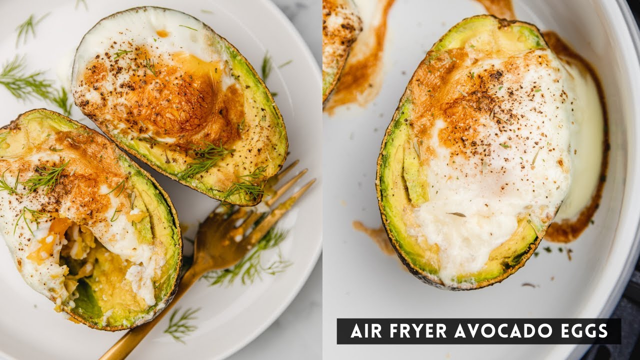 Recipe This  Air Fryer Egg In A Hole With Avocado