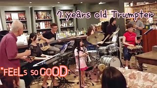 [46만뷰] Feel So Good (7 Years old Trumpeter)  곽다경 (Jazz Trumpet / Kwak Da Kyoung)