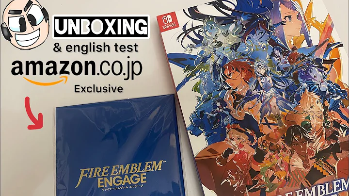 Fire Emblem Engage Elyos edition 🇯🇵 unboxing with amazon 🇯🇵 exclusive & english test