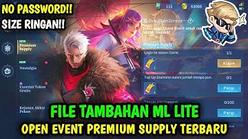 Data Open Event Premium Supply Urban Exorcist Terbaru | File Tambahan ml lite