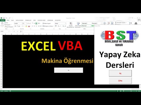 Excel VBA ile Yapay Zeka - machine learning