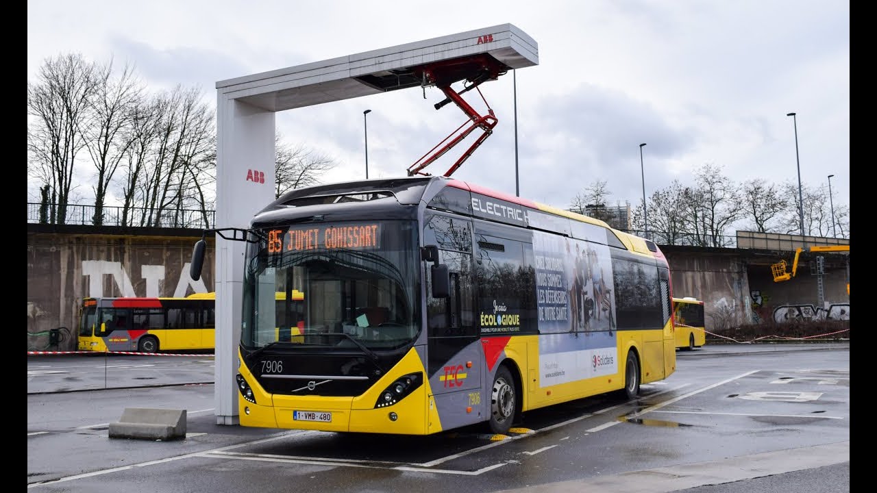 Charleroi 🇧🇪 | Volvo 7900 Electric Hybrid TEC 7906 (04/03/2019)