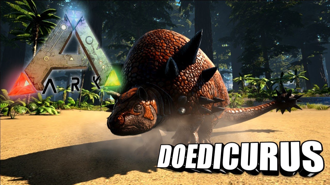 Taming A Doedicurus Ark Survival Evolved The Island YouTube