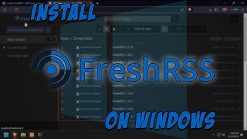 Install FreshRSS - RSS Feed Aggregator - on Windows