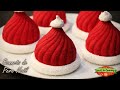 ❅ Recette des Bonnets de Père Noël Vanille Coco Framboise ❅