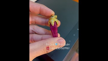 Mặt dây tinh thể Ruby Lục Yên 💎