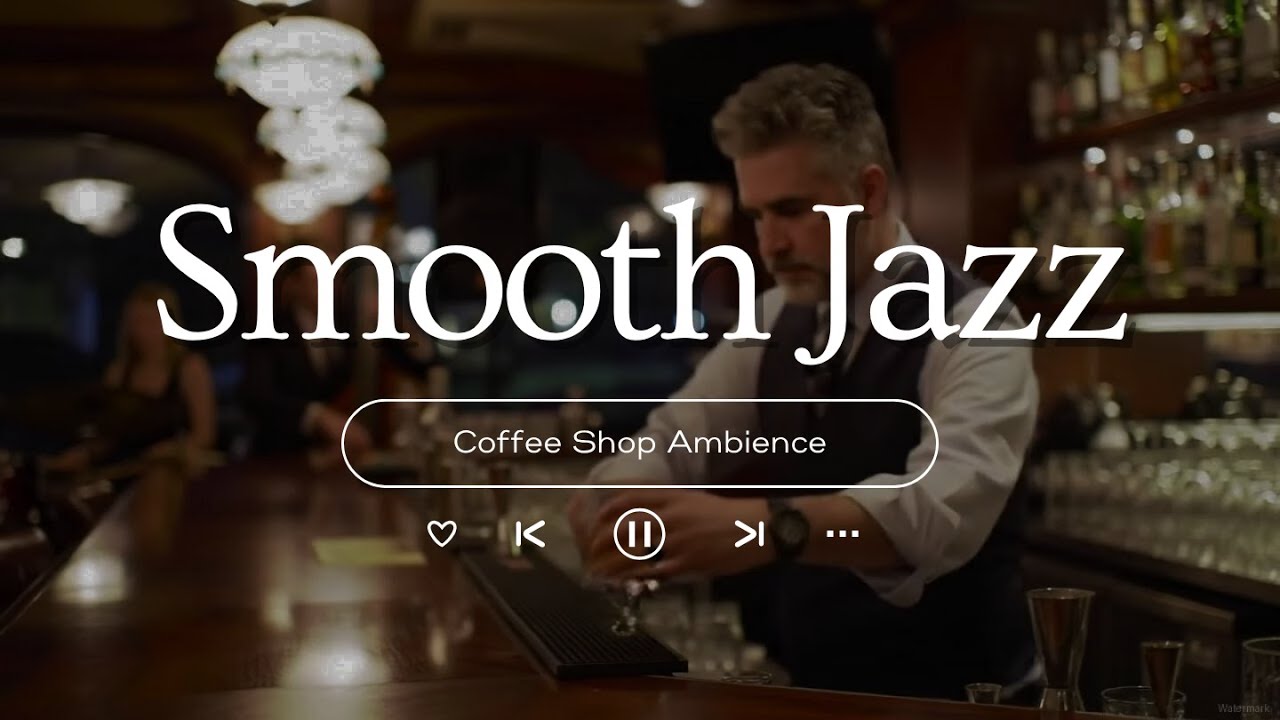 Smooth Jazz Instrumental Music ☕ Cozy Coffee Shop Ambience with Jazz Relaxing Music to Study, Work