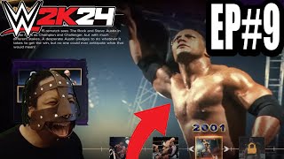 WWE 2K24 Showcase Gameplay Walkthrough Part 9 - Stone Cold vs The Rock (LEGEND DIFFICULTY)