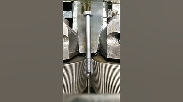 Tapping process of screw rod threads
