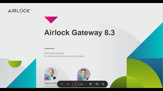 Airlock Gateway 8.3 Release Video EN