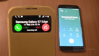 Over the Horizon Incoming call&Outgoing call at the Same Time Samsung Galaxy S7 edge+s4 Yellow cover Resimi