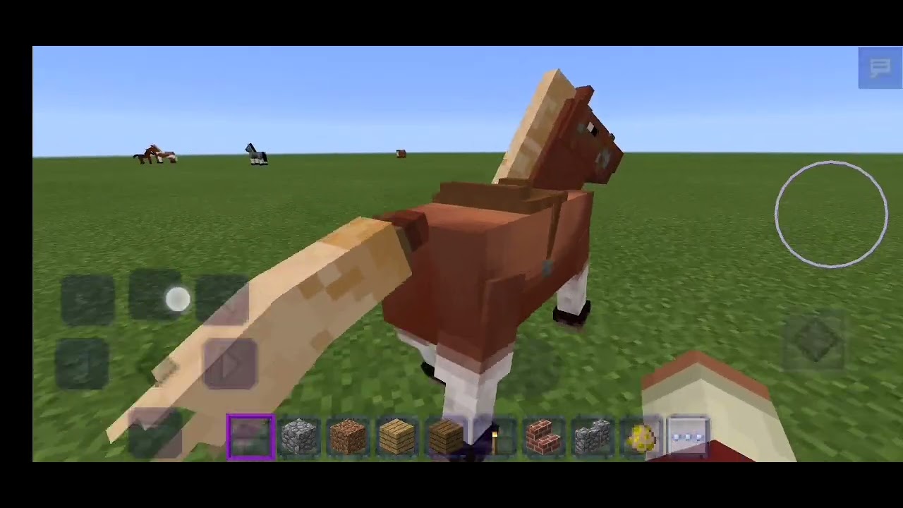 comment apprivoisé un cheval sur minecraft facilement - YouTube