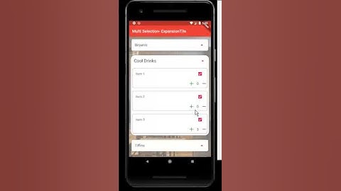 MultiSelection Listview - Expandable Listview