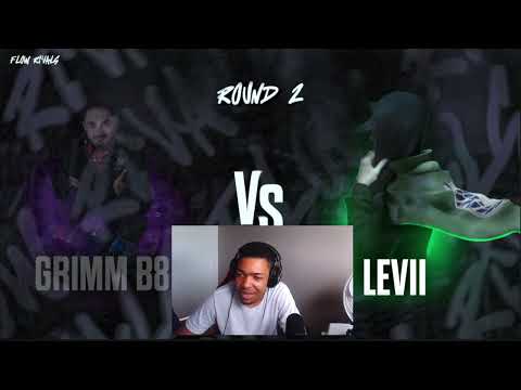 Javon Reacts to Georgian Rap Battle | FLOW RIVALS • S1: GRIMM B8 VS LEVII - 1/2