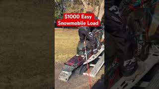 Snowmobile Loading Hacks That Will Save You $1000