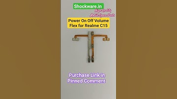 BUY Shockware Power On Off Volume Flex for Realme C15