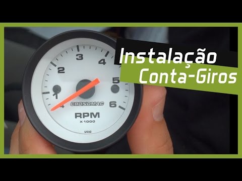 Conta-Giros Cronomac - Instalação Passo a Passo - Faça Você Mesmo - DIY