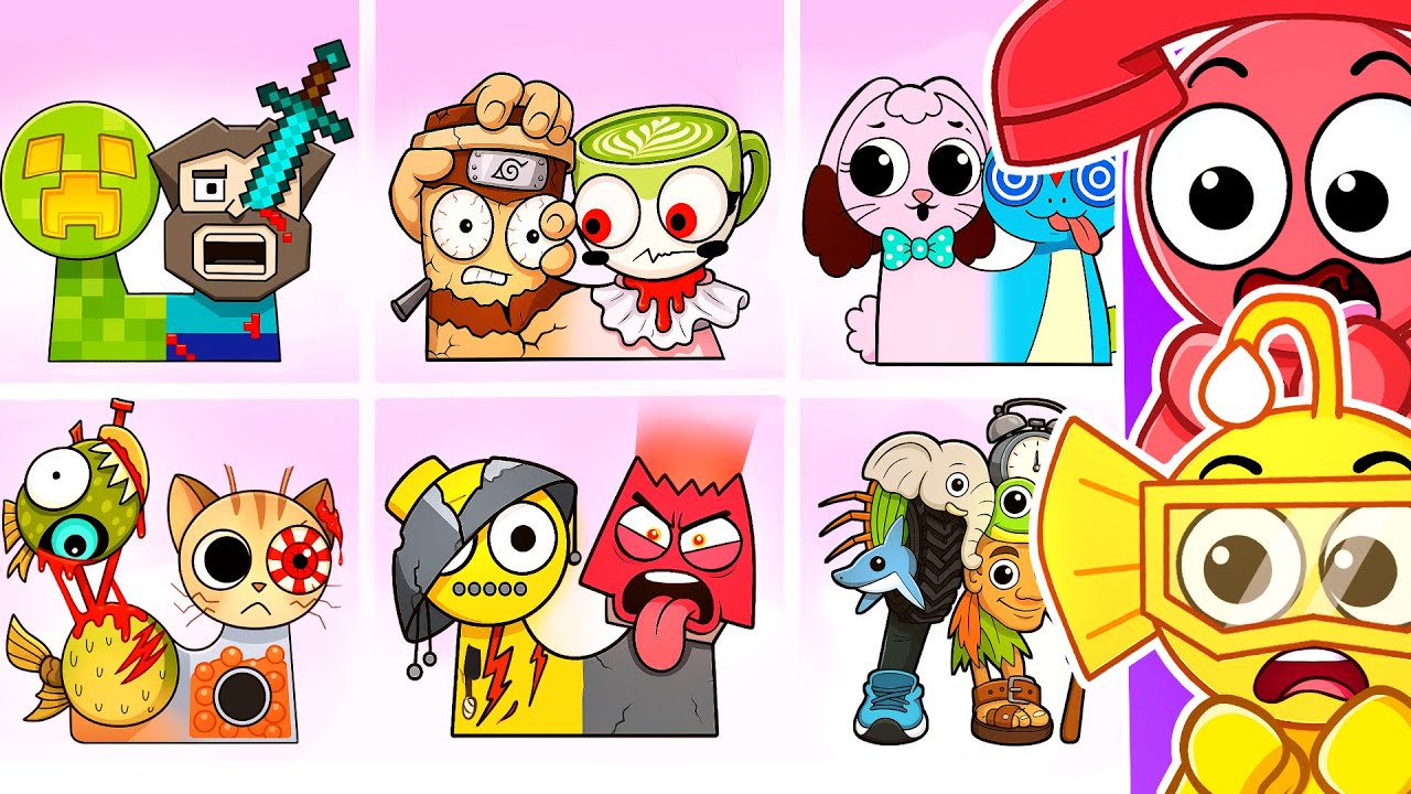 Reacting to CREEPY *NEW* SPRUNKI SYMBIOSIS ANIMATIONS!