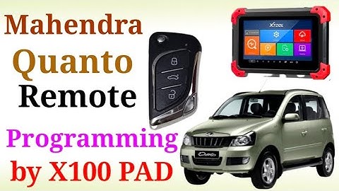 how to Mahindra Quanto remote programming