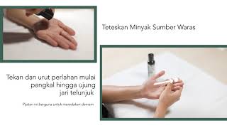 Memgatasi DEMAM dengan Minyak SW Sumber Waras - cara 2