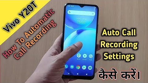 How To Automatic Call Recording in Vivo Y20T, Vivo Y20T Main Call Recording Settings Keise Kare,