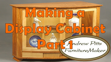 Making a Display Cabinet Part 1, Carcase Milling & Glue-ups: Andrew Pitts ~ FurnitureMaker