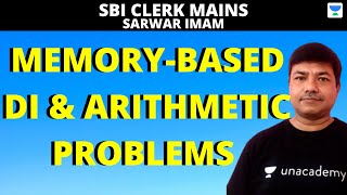 Memory-based DI & Arithmetic Problems for SBI Clerk Mains by Sarwar Imam
